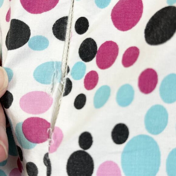 Lapis Womens Polka Dot A Line Skirt Medium USA Made Y2K Retro Festival Fun Artsy - Picture 8 of 11